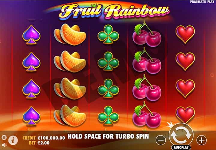 Fruit Rainbow gratis: la demo
