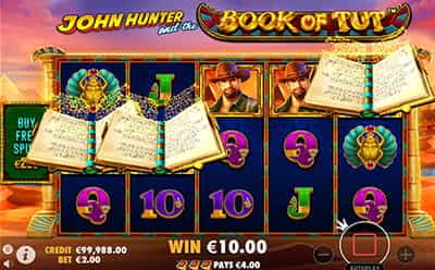 John Hunter and the Book of Tut giro bonus