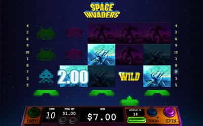 Space Invaders giro bonus