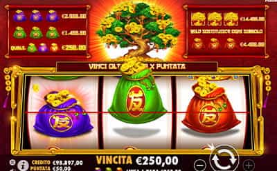 Tree of Riches grande vincita