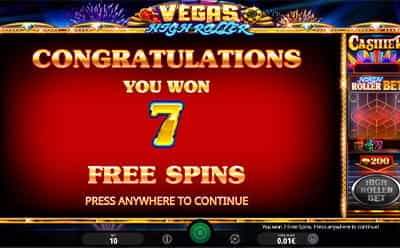 Vegas High Roller giri gratis