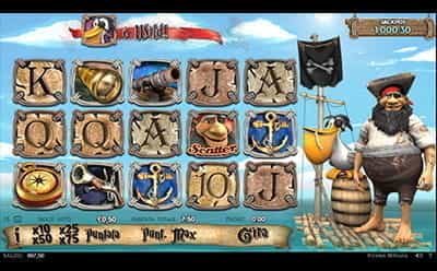 Veste grafica della slot Pirates’ Millions di Random Logic.