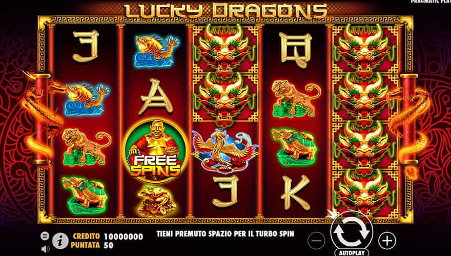 Lucky Dragons gratis: la demo