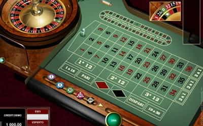 Un tavolo di gioco roulette del portfolio 32Red mobile.