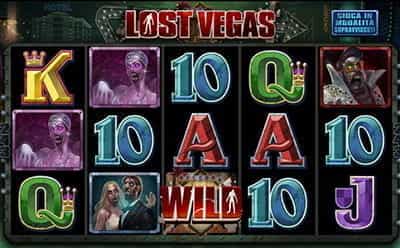 Il simbolo Wild presente sul gameplay della slot Lost Vegas.