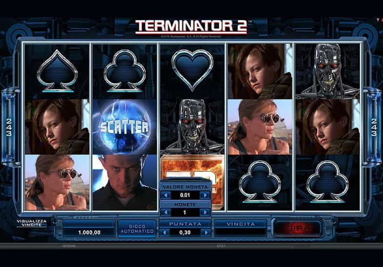 : Il fun mode della slot Terminator II di Microgaming.