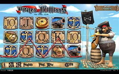 Vincita alla slot Pirates’ Millions di Random Logic.