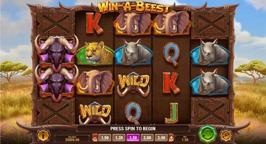 Screenshot della slot Win a Beest