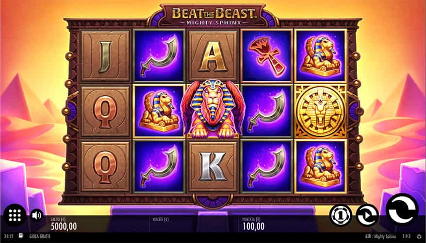 Beat the Beast Mighty Sphinx gratis: la demo