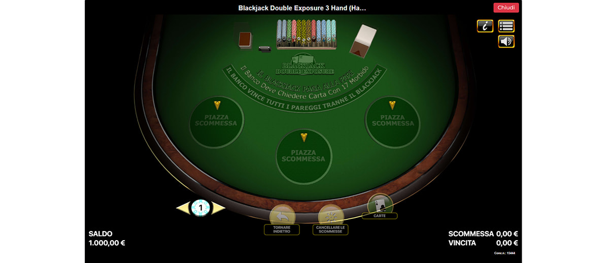 Una immagine di un titolo di blackjack di Betsson