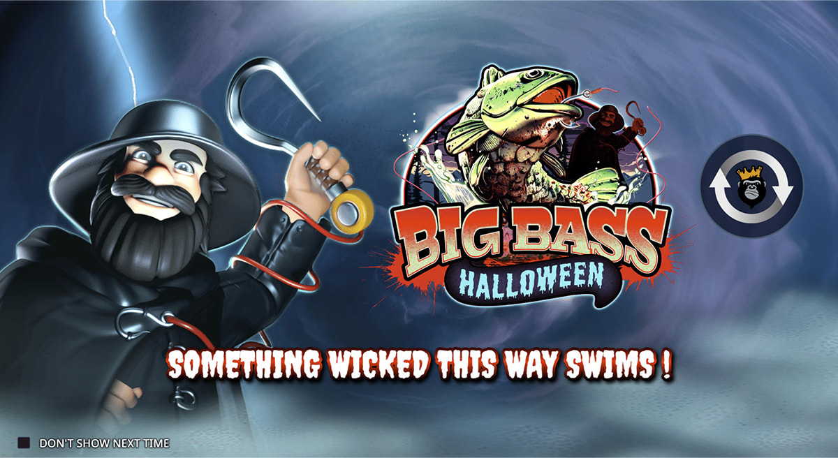 La schermata principale della slot Big Bass Halloween