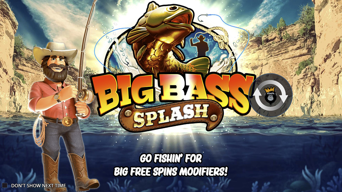 La schermata principale della slot Big Bass Splash