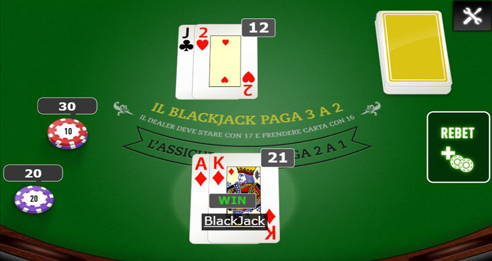 Blackjack Pro, sviluppato da Capecod