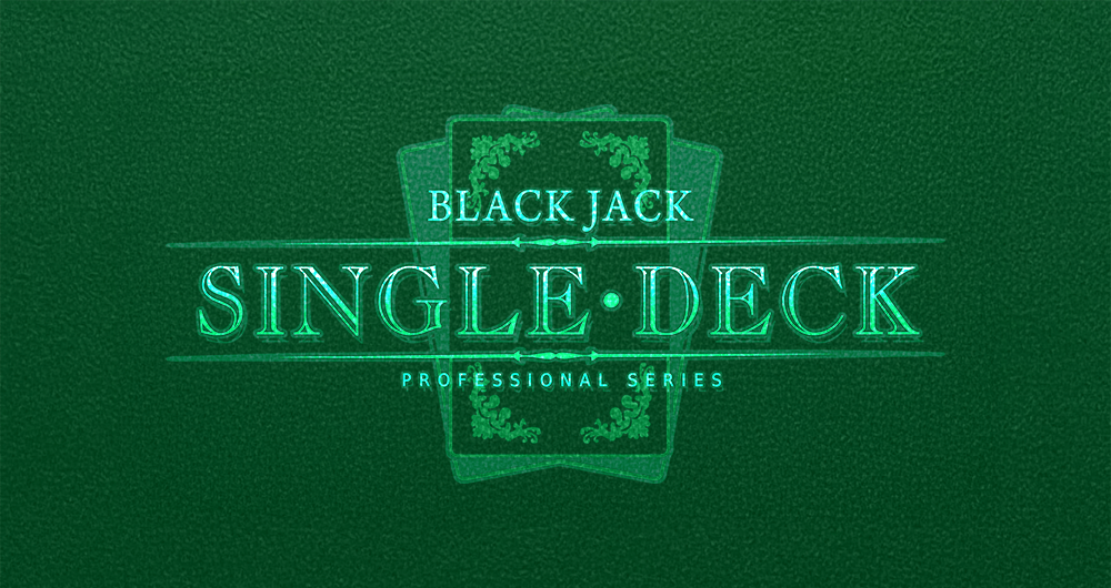 Blackjack Single Deck, sviluppato da NetEnt