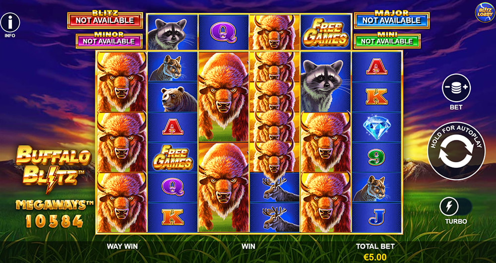 Buffalo Blitz Megaways gratis: la demo