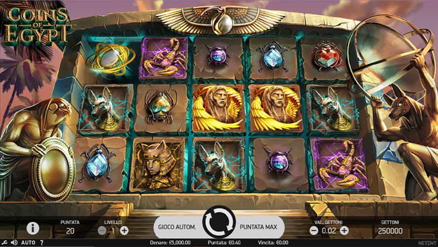 Coins of Egypt gratis: la demo