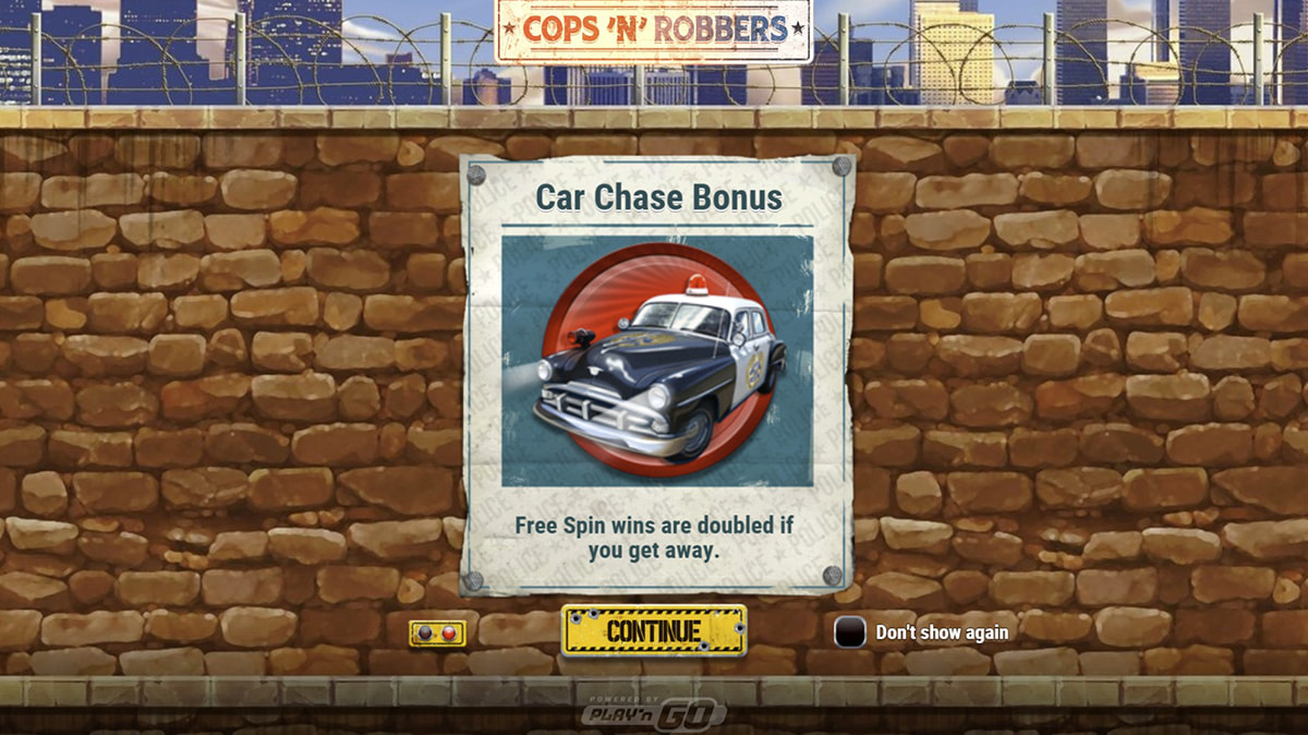 La schermata principale della slot Cops 'N' Robbers Big Money