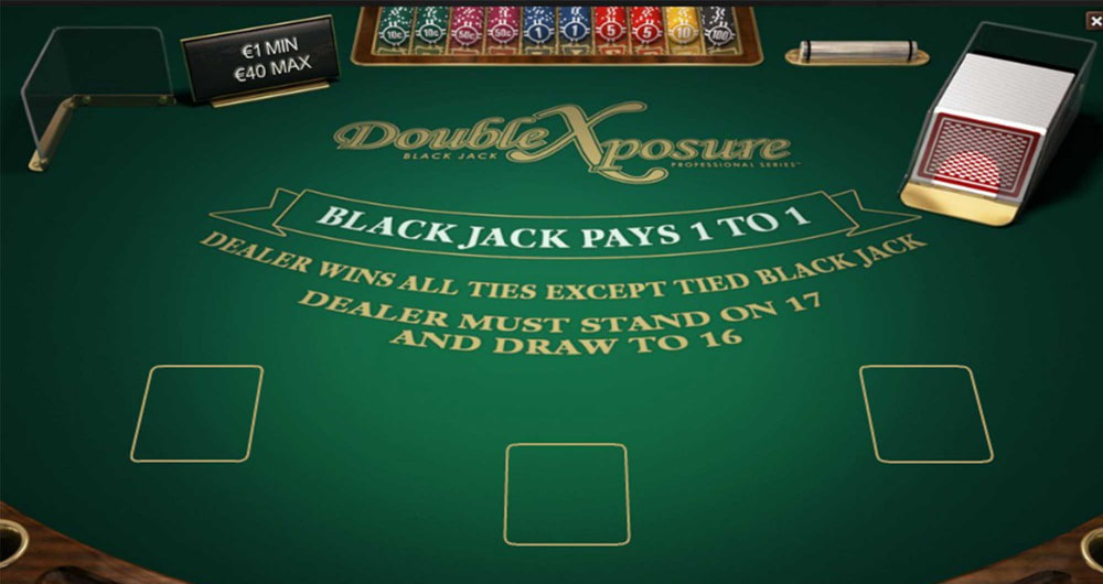 Double Exposure Blackjack, sviluppato da NetEnt