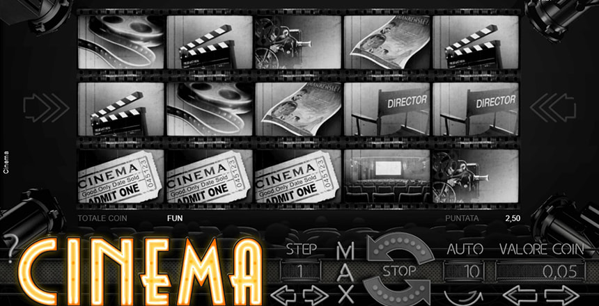 La slot Cinema prodotta da Espresso Games.