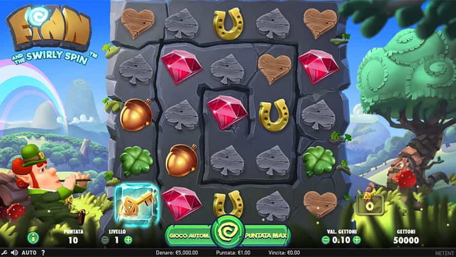 Finn and the Swirly Spin slot gratis: la demo