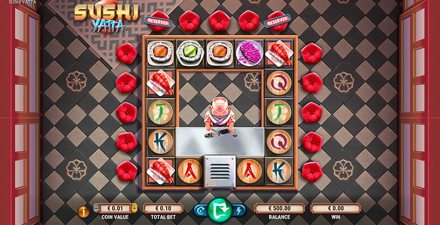 La slot machine Sushi Yatta di GameArt.