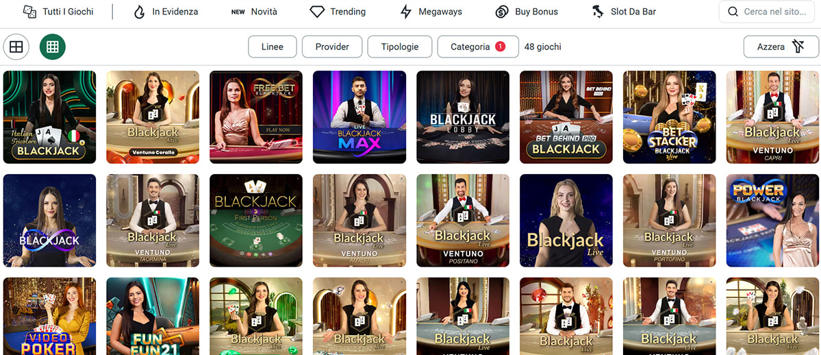 Una panoramica dei giochi di blackjack di Gekobet