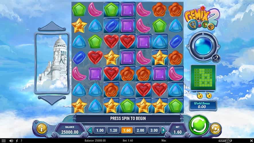 Screenshot della slot Gemix 2