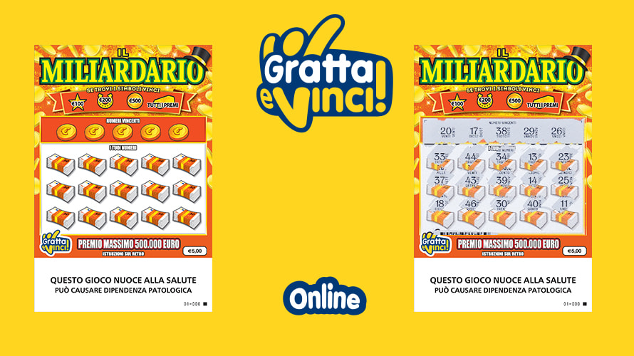 Gratta e vinci miliardario demo