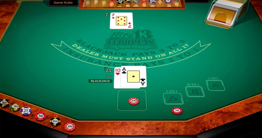 Hi-Lo 13, sviluppato da Microgaming