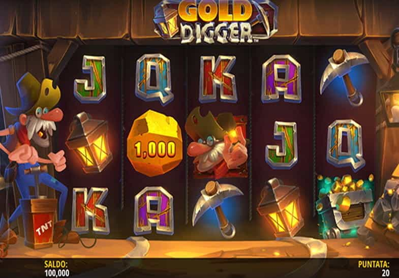 Hold&Win Gold Digger gratis: la demo