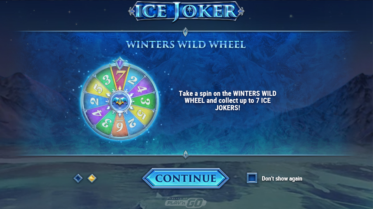 La schermata principale della slot Ice Joker