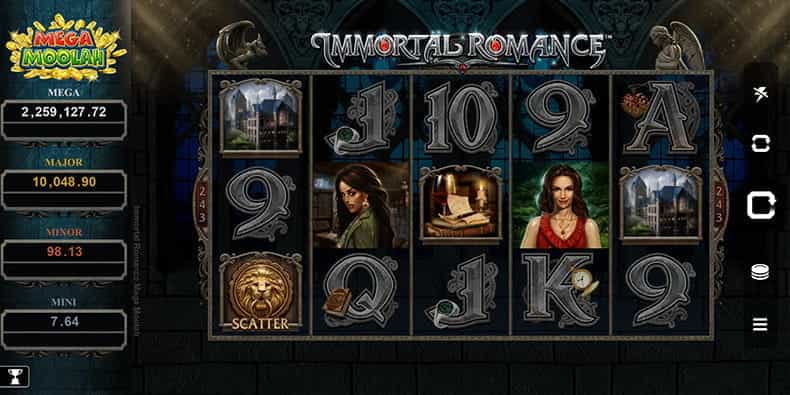The Immortal Romance Mega Moolah Slot Demo Game