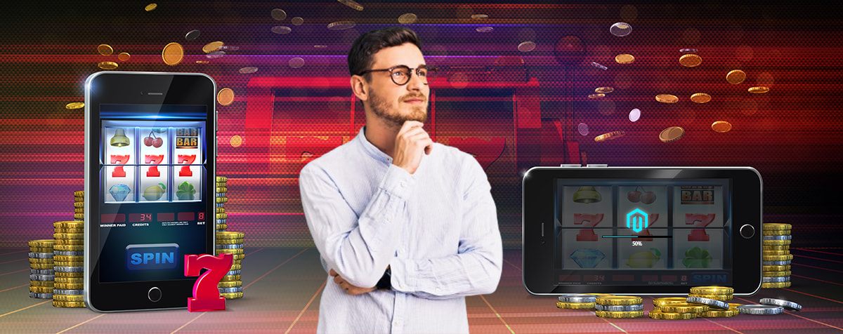 L'installazione del client download del casinò William Hill sulla sinistra, l'instant play di 888casino sulla destra e al centro un uomo pensieroso.