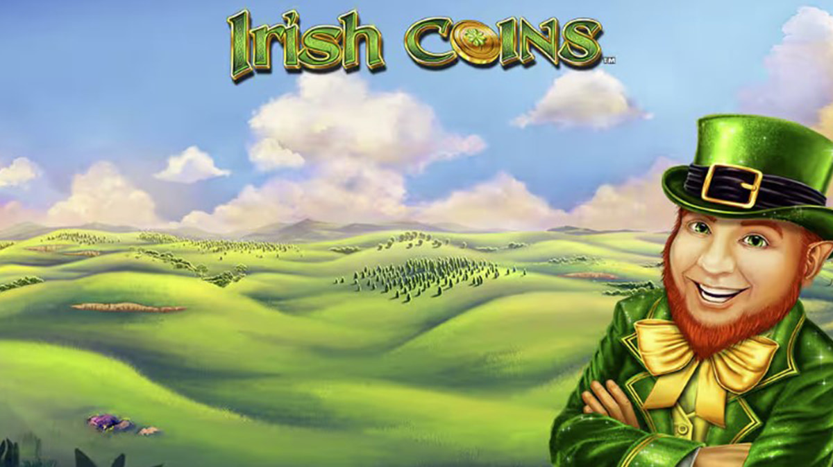 La schermata principale della slot Irish Coins