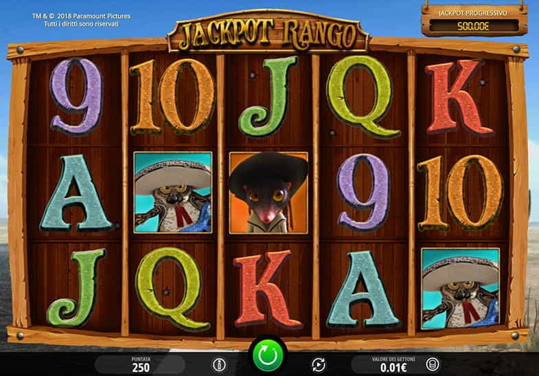 Jackpot Rango gratis: la demo