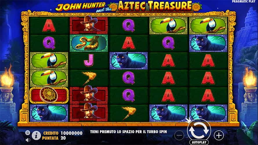 John Hunter and the Aztec Treasure gratis: la demo