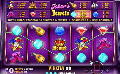 Joker’s Jewels vincita