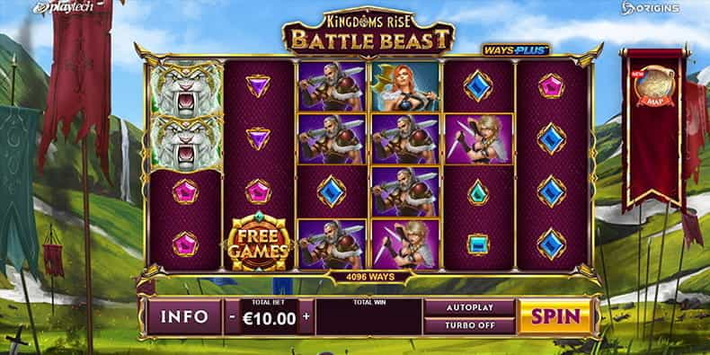 The Kingdoms Rise Battle Beast Slot Demo Game