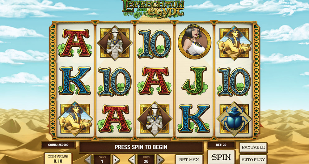 Leprechaun Goes Egypt gratis: la demo