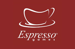 Logo aziendale della software house Espresso Games.