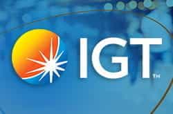 Logo aziendale dello sviluppatore di giochi casinò IGT.