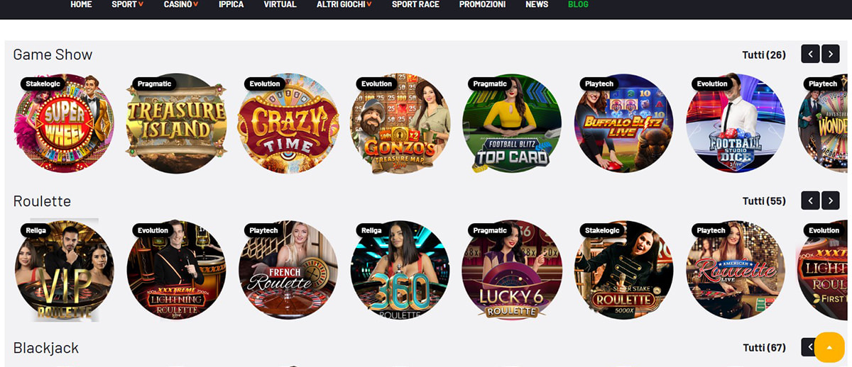 Una panoramica dei giochi del casinò live di Netwin