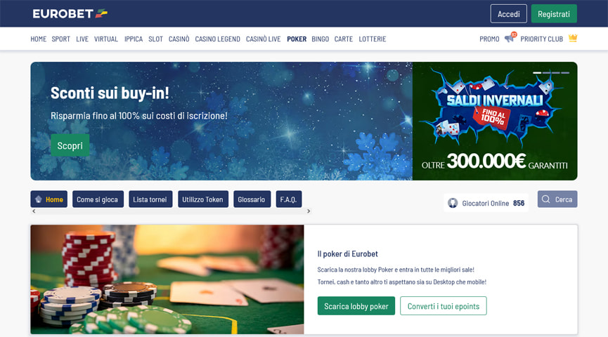eurobet poker