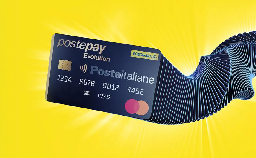 La carta Postepay Evolution di Poste Italiane.