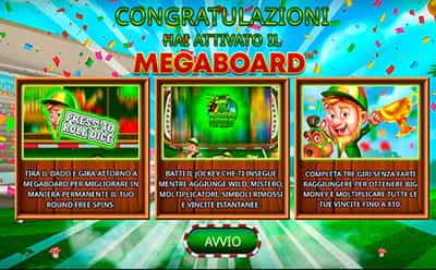 Racetrack Riches Megaboard giri gratis