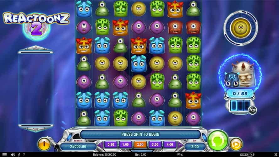 Reactoonz 2 gratis: la demo