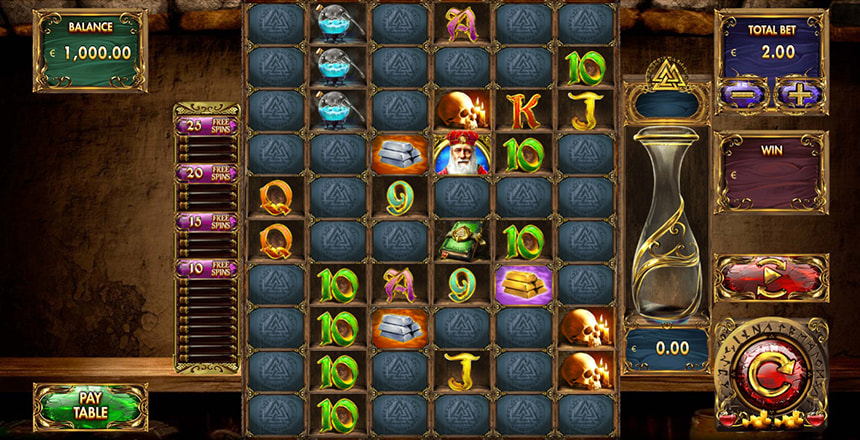 La slot machine Alchemy Ways prodotta da Red Rake Gaming.