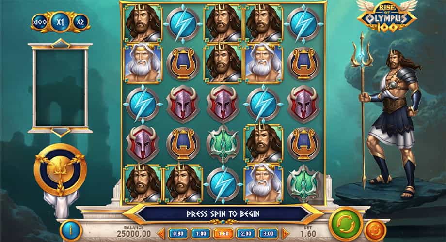 Screenshot della slot Rise of Olympus