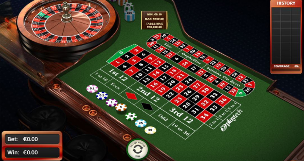 Roulette Classica, sviluppata da Playtech