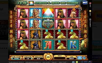 La slot machine Crown of Egypt di IGT.